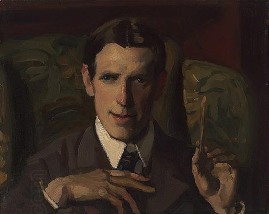 Hugh Ramsay Self-portrait, bust showing hands